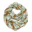 (image for) Lavish Infinity Print Scarf S0117 Green