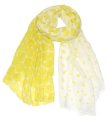 (image for) Lavish Dot Print Scarf S0118 Yellow