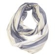 (image for) Lavish Infinity Print Scarf S0181 Blue