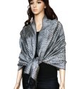 (image for) Braided Paisley Pashmina Grey