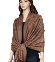 (image for) Braided Paisley Pashmina Coffee