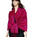 (image for) Braided Paisley Pashmina Fuchsia