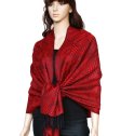 (image for) Braided Paisley Pashmina Red