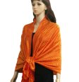 (image for) Braided Paisley Pashmina Orange