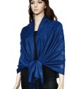 (image for) Braided Paisley Pashmina Royal Blue