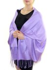 (image for) Silky Soft Solid Pashmina Scarf Lavender Dozen (12 Pcs)