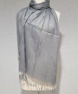 (image for) Metallic Solid Sheer Scarf Grey