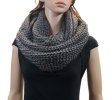 (image for) Infinity Knit Scarf dark grey