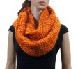 (image for) Infinity Knit Scarf orange