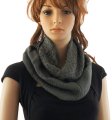 (image for) Knitted Infinity Scarf Dark Grey