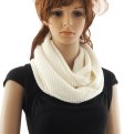 (image for) Knit Loop Scarf Ivory