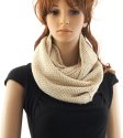 (image for) Knit Loop Scarf Beige