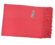 (image for) Solid Cashmere Feel Scarf Coral