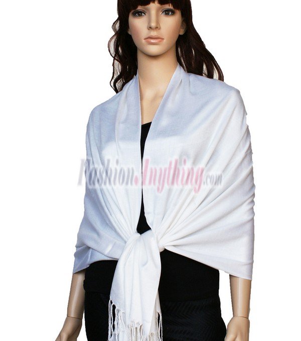 (image for) Luxury Pashmina Wrap Pearl White