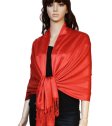 (image for) Persimmon Satin Pashmina Wrap 