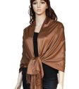 (image for) Satin Pashmina Wrap Cinnamon